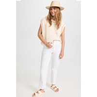 Beige Cable Knit Dolman Armholes Sweater Tank - M thumbnail