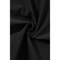Black Pocketed Wide Waistband Swim Shorts - S thumbnail