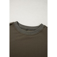 Jungle Green Sweatshirt Poplin Mini Dress - M thumbnail