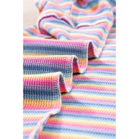 Pink Stripe Crew Neck T Shirt Dress - XL thumbnail
