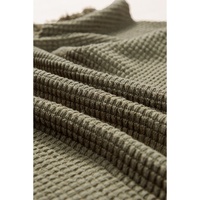 Laurel Green Fringe Trim Textured Short Two Piece Set - XL thumbnail