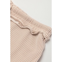 Parchment Exposed Seam Ribbed Tee and Pants Two-piece Outfit - M thumbnail