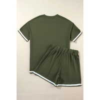 Vineyard Green Contrast Trim Tee and Shorts Set - XL thumbnail
