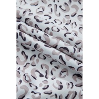 White Classic Leopard Hoodie and Shorts Set - L thumbnail