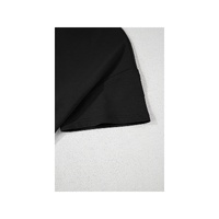Black 2pcs Cropped Tee and Ruffle High Waist Skort Set - L thumbnail