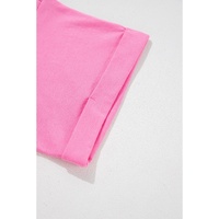 Bonbon Loose Half Sleeve V Neck Knit Romper - L thumbnail