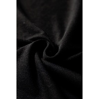 Black Peekaboo Wide Leg Square Neck Sleeveless Jumpsuit - M thumbnail