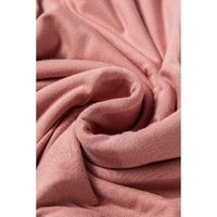 Fushia Plain V neck Long Sleeve Casual Bodysuit - L thumbnail