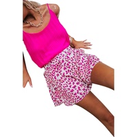 Azura Exchange Leopard Print Flutter Shorts - S thumbnail