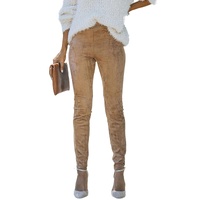 Azura Exchange High Waist Faux Suede Skinny Leggings - XL thumbnail