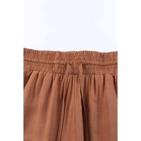 Azura Exchange Elastic Waist Casual Wide Leg Pants - S thumbnail