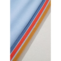 Light Blue Counting Rainbows High Waist Sweatpants - L thumbnail