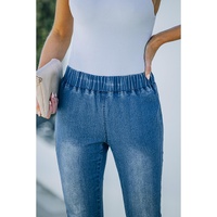Azura Exchange Distressed Bell Bottom Denim Pants - S thumbnail