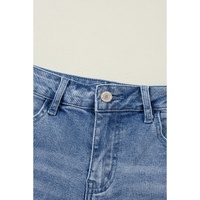 Ashleigh Blue Acid Wash Distressed Wide Leg High Waist Jeans - 12 US thumbnail