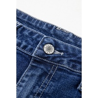 Sail Blue Wide Leg Pocketed High Waist Jeans - 10 US thumbnail
