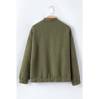 Jungle Green Floral Quilted Jacket - M thumbnail