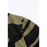 Green Camo Print Long Cardigan - M thumbnail