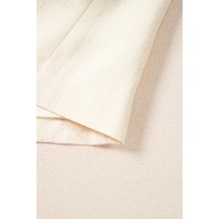 White Slim Fit Buttoned V Neck Vest - L thumbnail