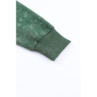 Green Vintage Washed Flap Pocket Button Shacket - M thumbnail
