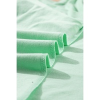 Iceland Blue Round Neck Rolled Sleeve Plus Size T-shirt - 2X thumbnail