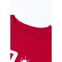 Fiery Red Christmas Ho Ho Ho Graphic Plus Size Sweatshirt - 2X thumbnail