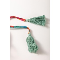 Sky Blue Plus Size Floral Print Shirred Ruffle Tiered Mini Dress - 3X thumbnail