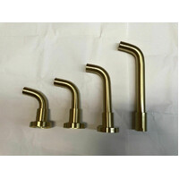 2021 New Burnished Gold Brushed Brass mixer WaterMark WELS round taps wall faucet basin thumbnail