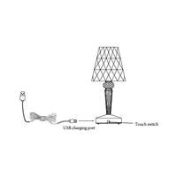 Eugenia Touch Table Lamp thumbnail