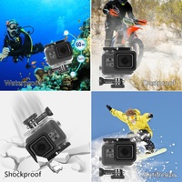 60m Waterproof Housing for Gopro Hero 2018 / 7 / 6 / 5 with Basic Mount thumbnail