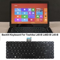 Toshiba L40-b / L40d-b / L45-b us Laptop Backlight Keyboard thumbnail