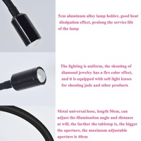 Adjustable Led Jewelry Table Lamp for Wenwan Diamond Jadeite Jade - Single Head thumbnail