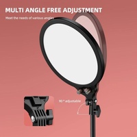 Full-screen Selfie Ring Light Tripod Set for Live Stream - 210cm Height - 55Cm Bracket thumbnail