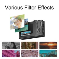 3.0 Hd Children's Digital Camera with 48mp and 3 Screen - Black thumbnail