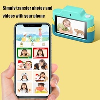 Mini Children's Cartoon Dual-lens Digital Camera Toy - Dinosaur Design thumbnail