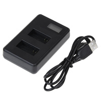 Lcd Screen Dual Battery Charger for Gopro Hero3 with Charging Capacity Display thumbnail