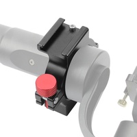 Microphone Mount for Smooth 4 Handle Gimbal Stabilizer - Hot Shoe Adapter Ring thumbnail