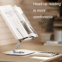 360-degree Rotating Desktop Bookshelf with Tablet Stand thumbnail