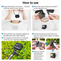 Quick Release Magnetic Action Camera Mount - Extended thumbnail