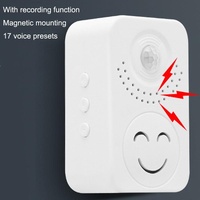 Entrance Voice Broadcaster - Small Horn Sensor For Doorbell Use - Battery Square thumbnail