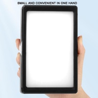 Portable 6-inch Flat-panel Live Fill Light with Adjustable Temperature and Small Tripod thumbnail