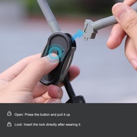 Flexible Neck Mount for Pov Viewing with Strap - With J-Hook Buckle thumbnail