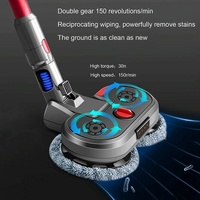 Electric Vacuum Cleaner with Integrated Mopping Head and Water Tank - Includes 6 Rag Pieces - For Dyson V15 thumbnail