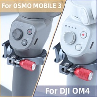 Extension Bracket with Dual Cold Shoe for Dji Om4 / Mobile 3 Stabilizer thumbnail