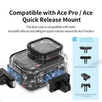 60m Waterproof Dive Shell for Magisn Camera - Horizontal & Vertical Shooting - For Insta360 Ace thumbnail