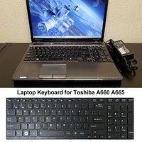 Frame Laptop Keyboard - no Code - For Toshiba A660 / A665 thumbnail
