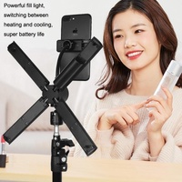 Portable Beauty Live Fill Light for Mobile Phones - Foldable Charging Model thumbnail
