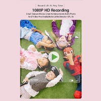 2.0-Inch 4X Zoom Hd Digital Camera For Kids - Blue - Yellow+32G thumbnail