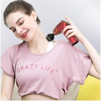 20-Speed Electric Shock Muscle Massage Gun With Lcd Screen - Black thumbnail