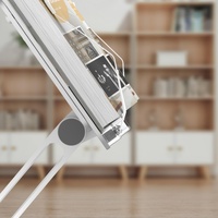 Portable Folding Laptop Stand with Adjustable Heat Dissipation - Book Clips thumbnail