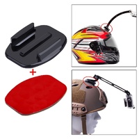 2 Flat Surface Mounts + 2 Adhesive Stickers for Action Cameras - Jaws Flex Clamp for Gopro Hero12 thumbnail